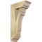 Ekena Millwork Olympic Traditional Rough Sawn Bracket w/ Offset Brace, Douglas Fir, 6"W x 14"D x 26"H BKT0604X14X26OLY01RDF - alternate 1